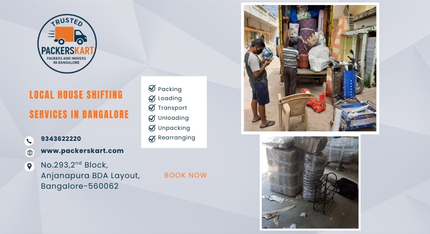 Local House Shifting Services in Bangalore