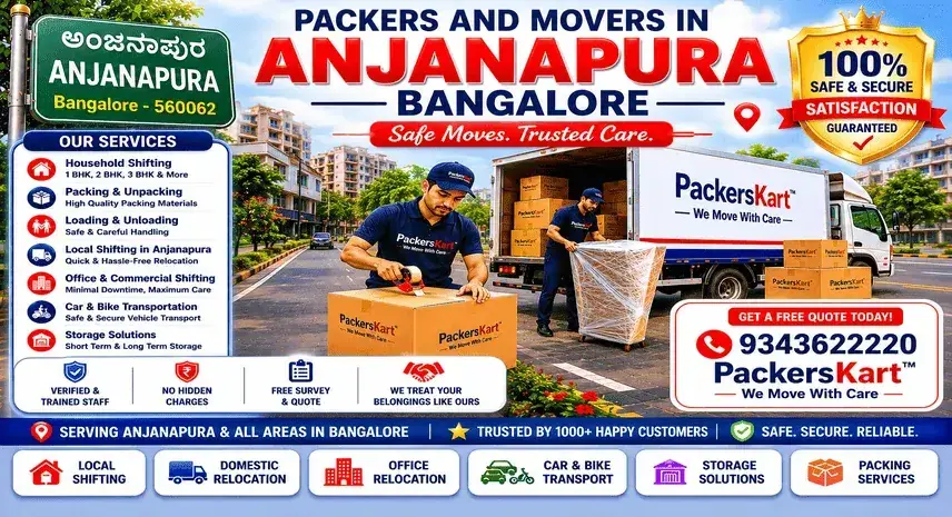 Packers and Movers in Anjanapura Bangalore