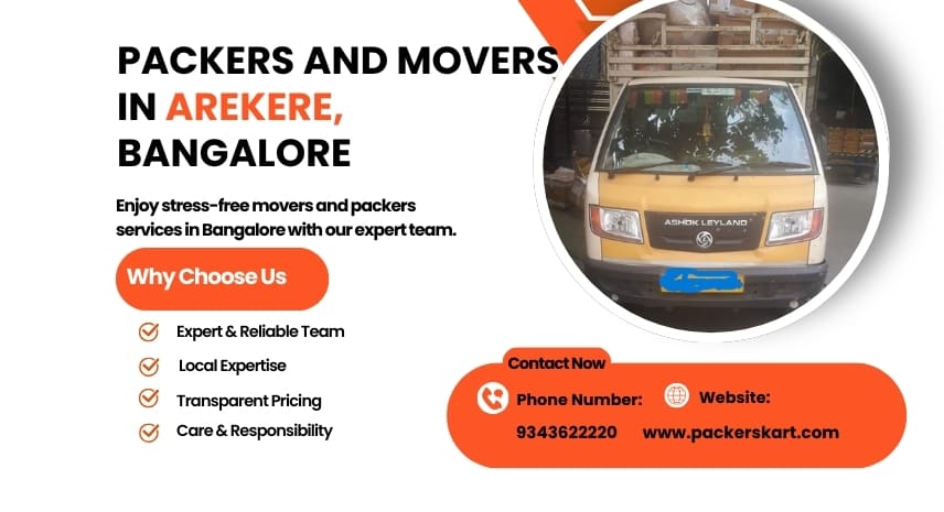 Packers and Movers in Arekere Bangalore