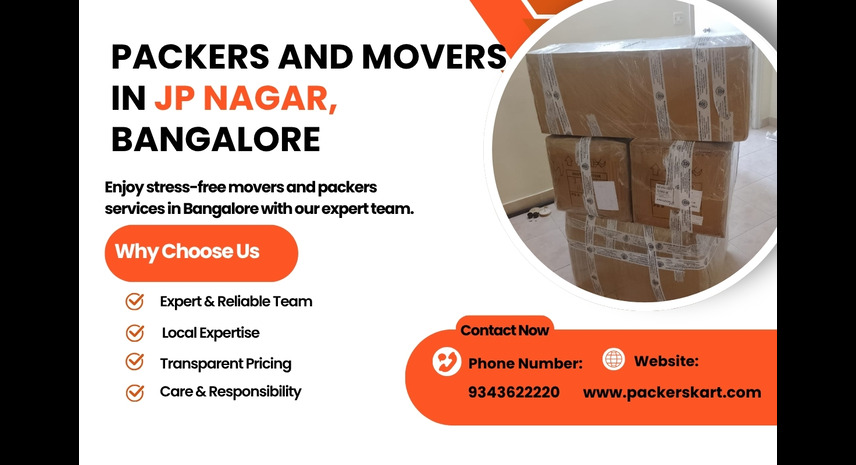 Packers and Movers in JP Nagar Bangalore