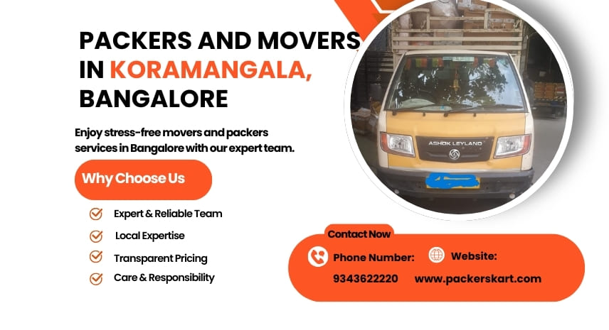 Packers and Movers in Koramangala Bangalore