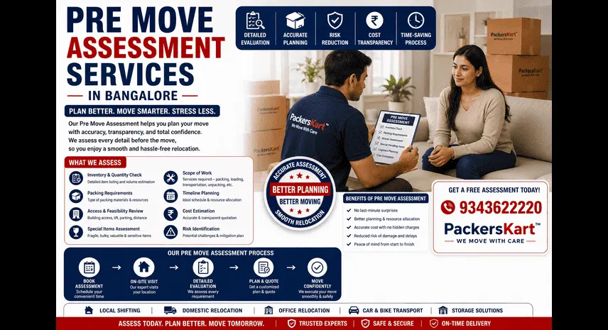 Pre Move Assessment Services in Bangalore